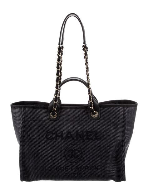 Chanel deauville medium tote bag